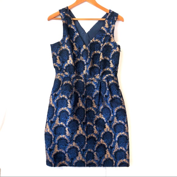 J. Crew Dresses & Skirts - J. Crew Peacock Brocade Dress